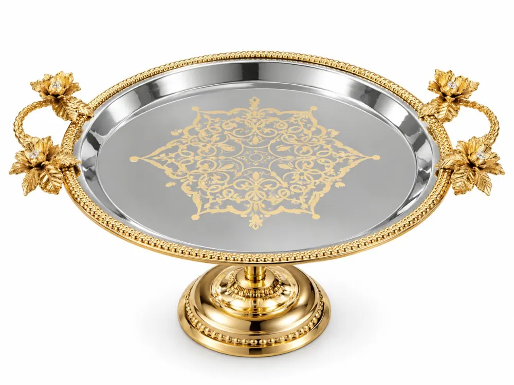 Plateau gâteau inox alpha