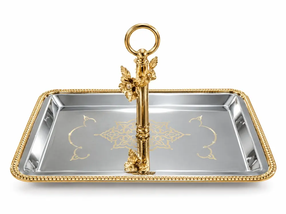 Plateau gâteau inox alpha