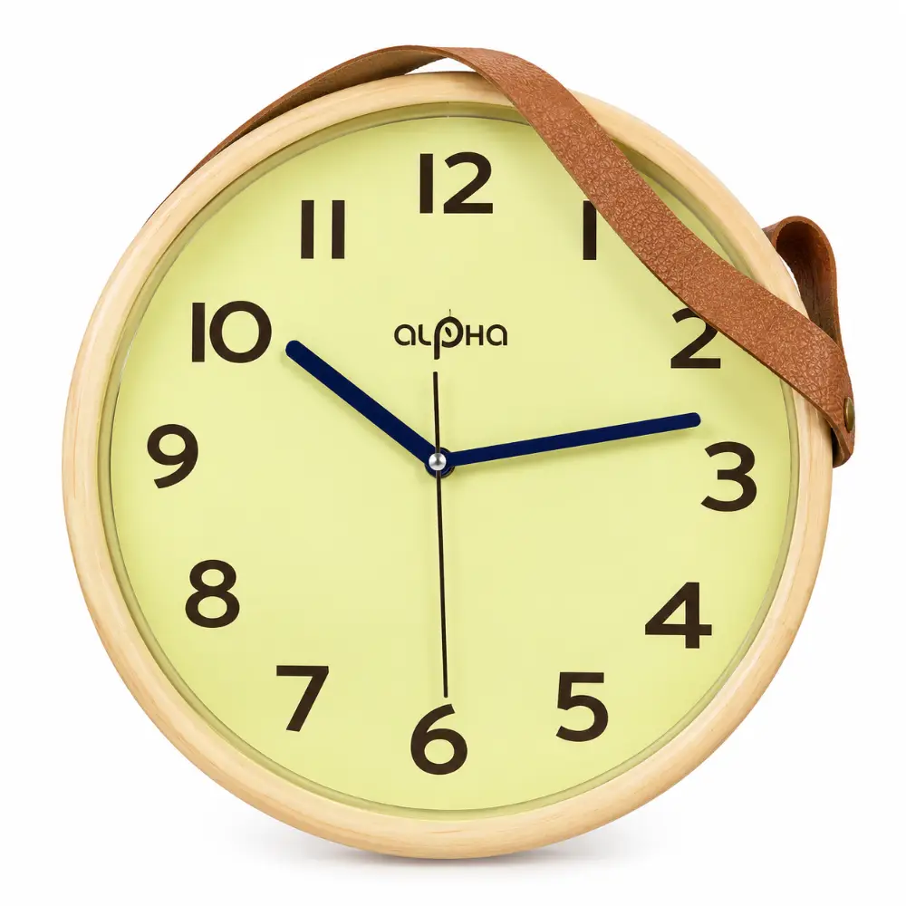 Horloge alpha décoration