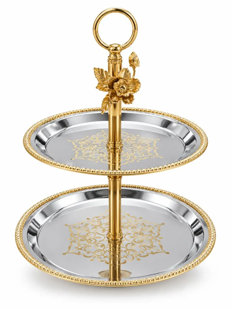 Plateau gâteau inox alpha