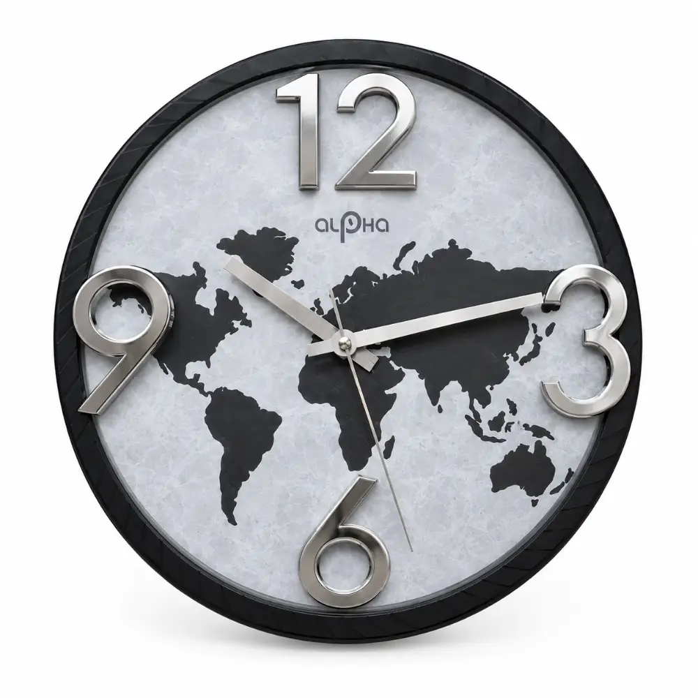 Horloge alpha décoration